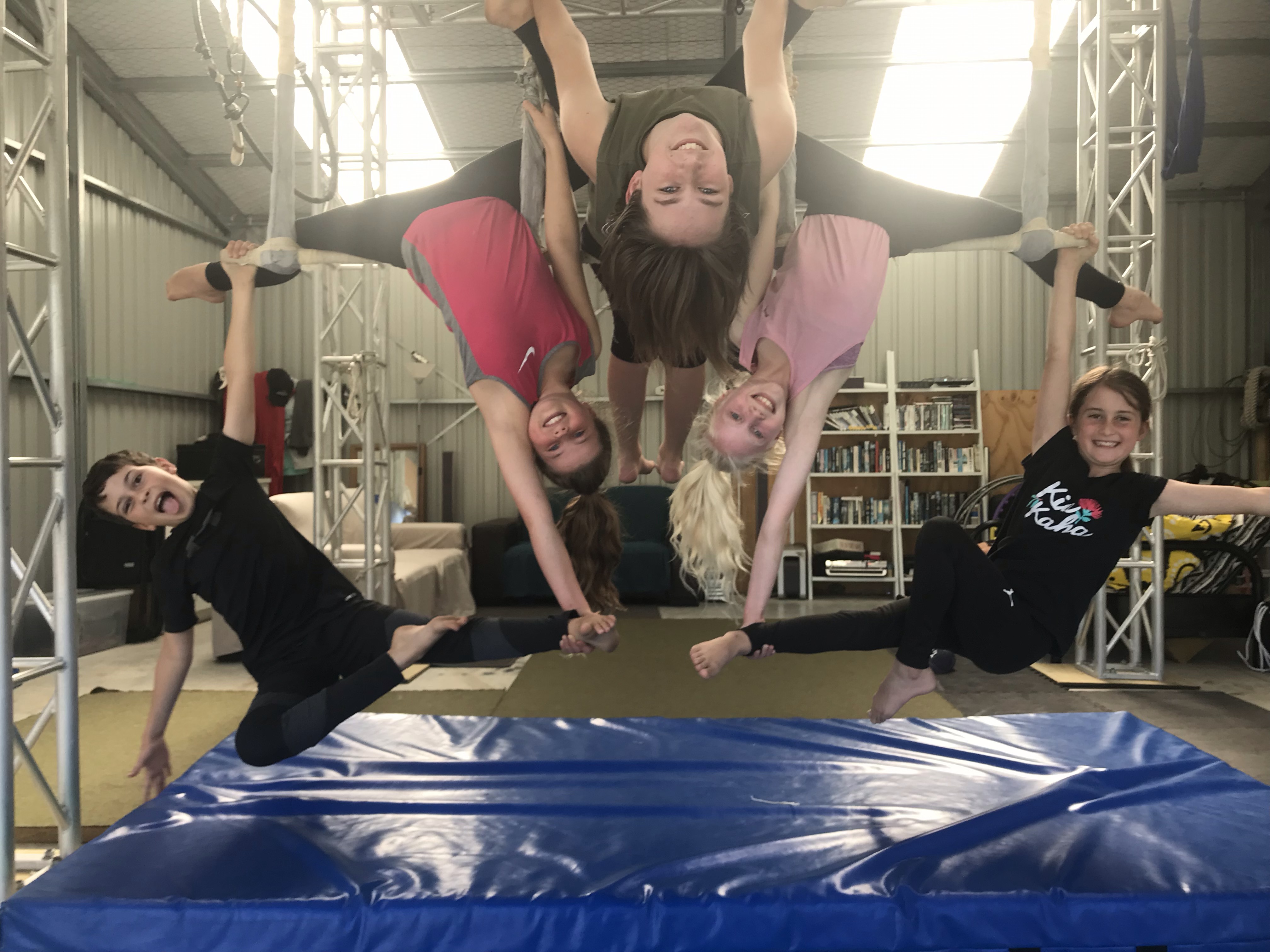 Kids aerial arts class