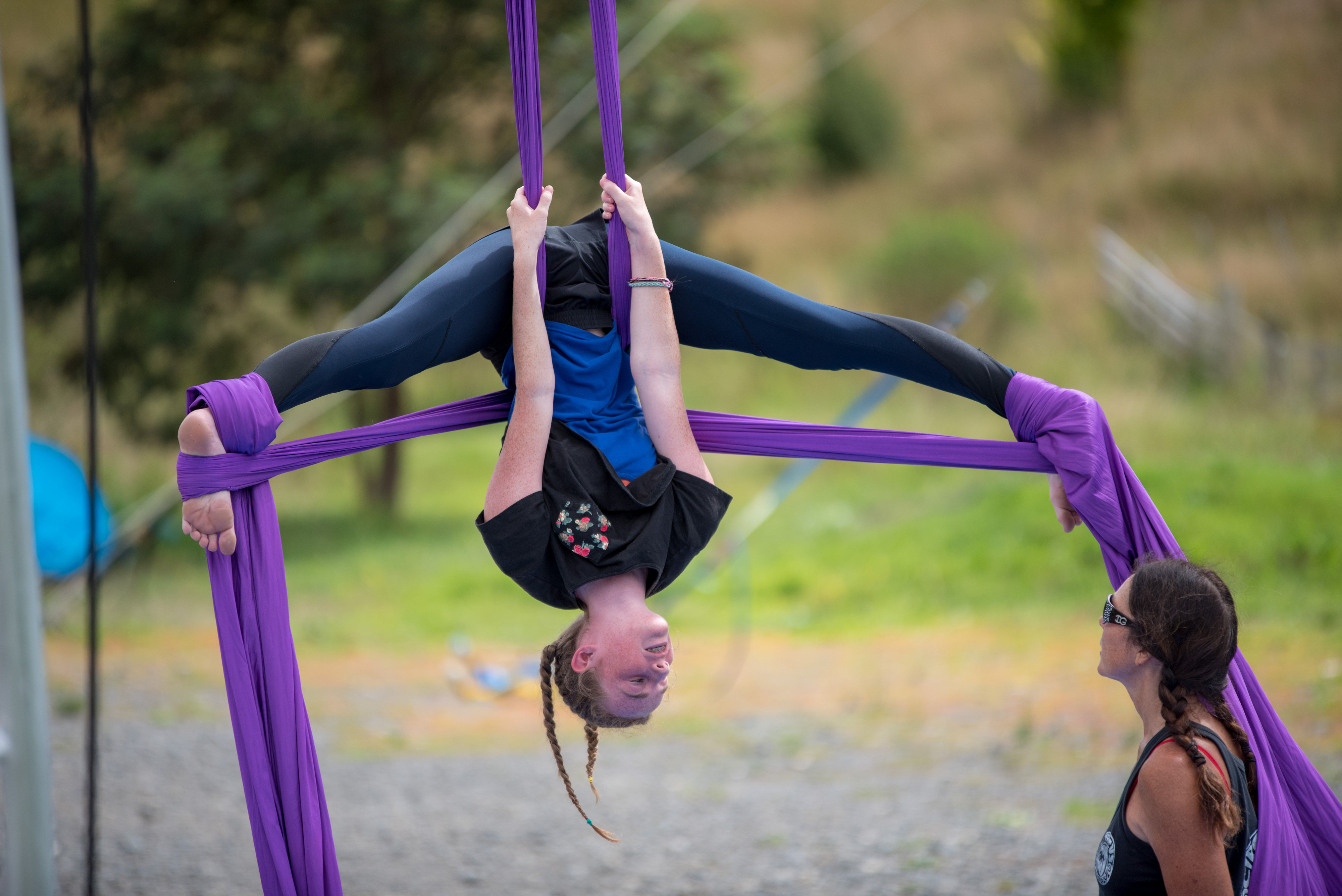 Aerial silks